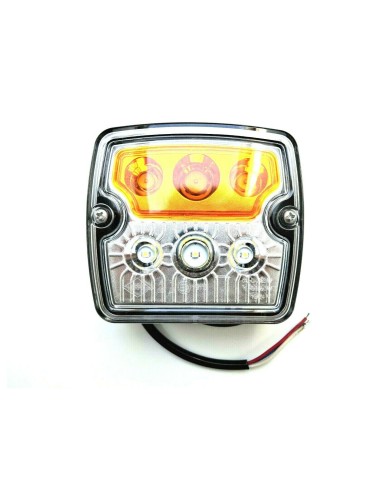 2x LED Blink-Positionsleuchte E9 12V 24V Trailer LKW PKW Anhänger Traktor Bagger