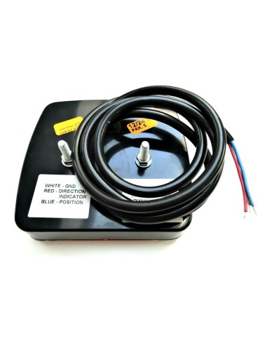 2x LED Blink-Positionsleuchte E9 12V 24V Trailer LKW PKW Anhänger Traktor Bagger
