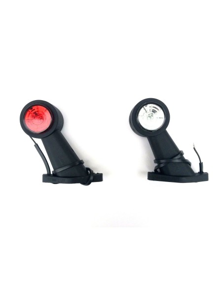 2x LED Umrissleuchte Seitenleuchte Anhänger LKW Begrenzungsleuchte 12V 24V Arm