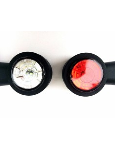 2x LED Umrissleuchte Seitenleuchte Anhänger LKW Begrenzungsleuchte 12V 24V Arm 2