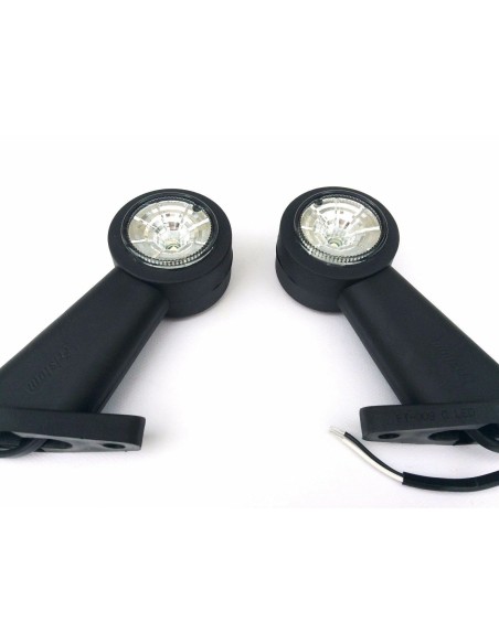 2x LED Umrissleuchte Seitenleuchte Anhänger LKW Begrenzungsleuchte 12V 24V Arm