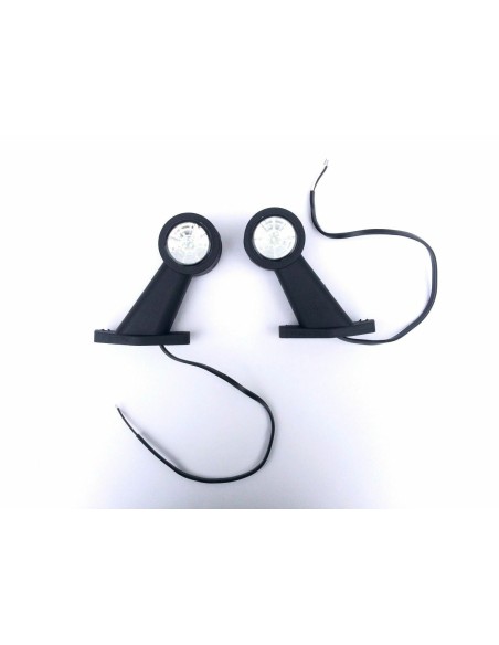 2x LED Umrissleuchte Seitenleuchte Anhänger LKW Begrenzungsleuchte 12V 24V Arm