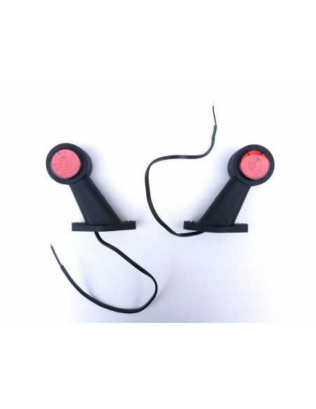 2x LED Umrissleuchte Seitenleuchte Anhänger LKW Begrenzungsleuchte 12V 24V Arm