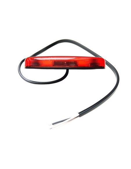 Rot LED Umrissleuchte 12V 24V 110x54x16 Begrenzungsleuchte mit Kabel LKW Trailer