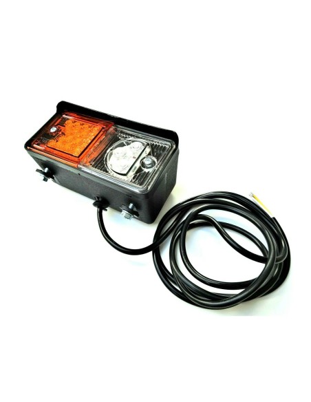LED Positionsleuchte m.Blinklicht Traktor Schlepper Bagger Positionslicht Rechts