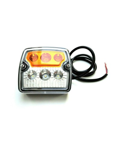 LED Blink-Positionsleuchte E9 12V 24V f. Trailer LKW PKW Anhänger Traktor Bagger