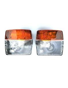 2x Blink-Positionsleuchte Traktor Schlepper Oldtimer Blinklicht Universal SET
