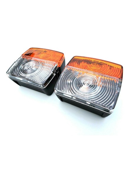 2x Blink-Positionsleuchte Traktor Schlepper Oldtimer Blinklicht Universal SET