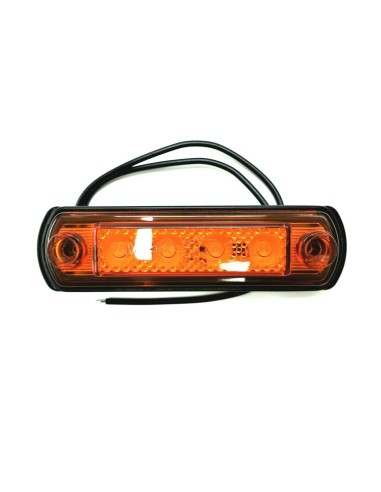 2x LED Umrissleuchte E9 Begrenzungsleuchte Seitenleuchte gelb LKW PKW Anhänger