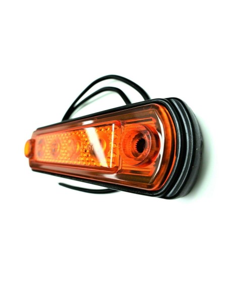 6x LED Umrissleuchte E9 Begrenzungsleuchte Seitenleuchte gelb LKW PKW Anhänger