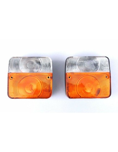 2x Blink-Positionsleuchte Traktor Schlepper Oldtimer Positionslicht Blinklicht
