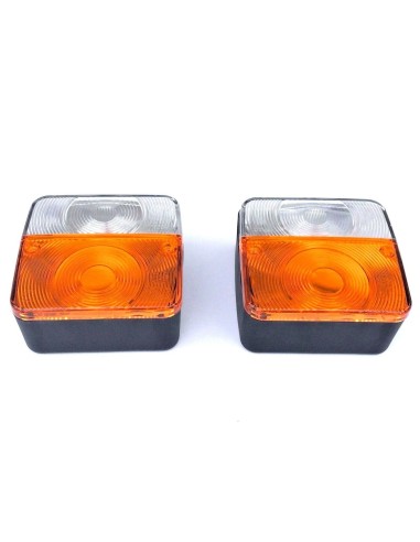 2x Blink-Positionsleuchte Traktor Schlepper Oldtimer Positionslicht Blinklicht