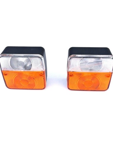 2x Blink-Positionsleuchte Traktor Schlepper Oldtimer Positionslicht Blinklicht