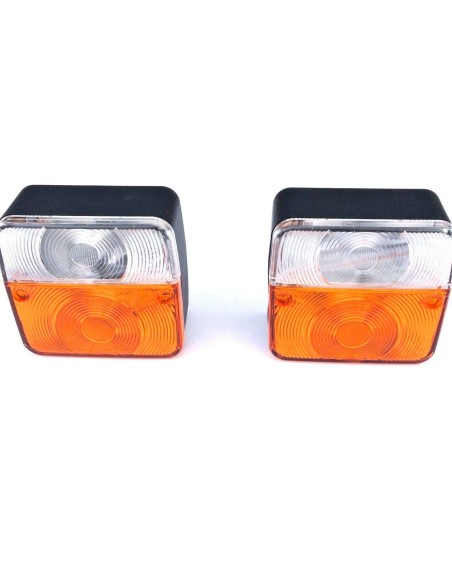 2x Blink-Positionsleuchte Traktor Schlepper Oldtimer Positionslicht Blinklicht