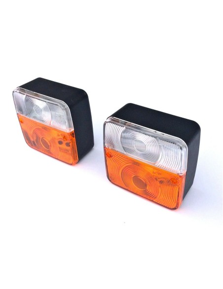 2x Blink-Positionsleuchte Traktor Schlepper Oldtimer Positionslicht Blinklicht