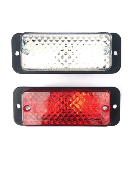 Nebelschlußleuchte + Rückfahrleuchte 134x50x54,8 mm Universal 12V 24V SET