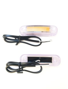 2x LED Umrissleuchte  Begrenzungsleuchte  12V 24V Gelb LKW PKW E9  Anhänger  SET