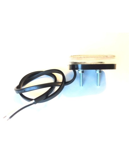 Weiß LED Positionsleuchte Umrissleuchte 12V 24V 62x62x27 mm E9 für Anhänger LKW