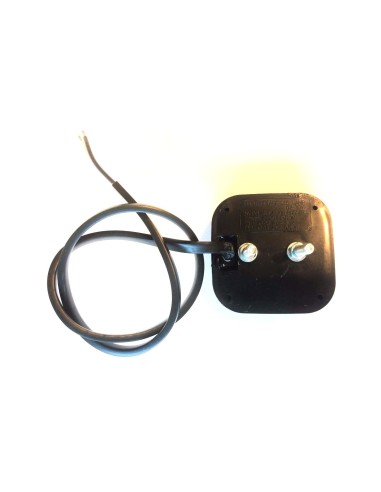 Weiß LED Positionsleuchte Umrissleuchte 12V 24V 62x62x27 mm E9 für Anhänger LKW
