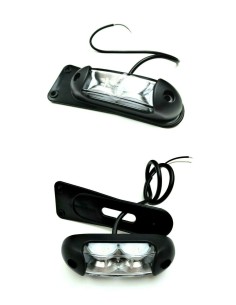 2x LED Umrissleuchte 12V 24V Positionsleuchte weiß gelb rot für LKW PKW Anhänger