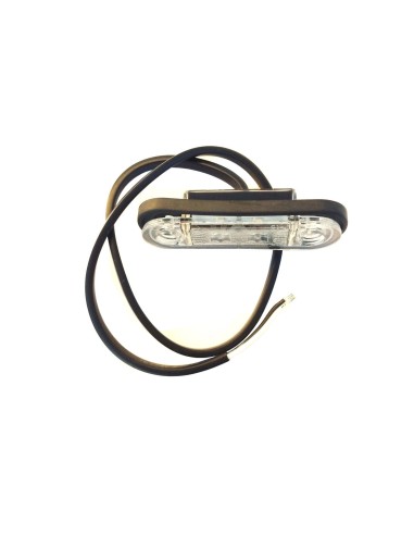 Rot LED Umrissleuchte 78x18x22 Begrenzungsleuchte 12V 24V LKW Anhänger m. Kabel