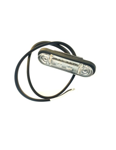 Rot LED Umrissleuchte 78x18x22 Begrenzungsleuchte 12V 24V LKW Anhänger m. Kabel