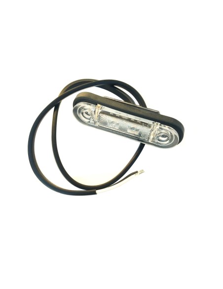 Rot LED Umrissleuchte 78x18x22 Begrenzungsleuchte 12V 24V LKW Anhänger m. Kabel