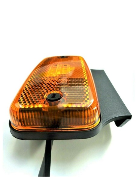 LED Umrissleuchte Begrenzungsleuchte Gelb 12/24V 110x75x29 m.Kabel Reflektor LKW