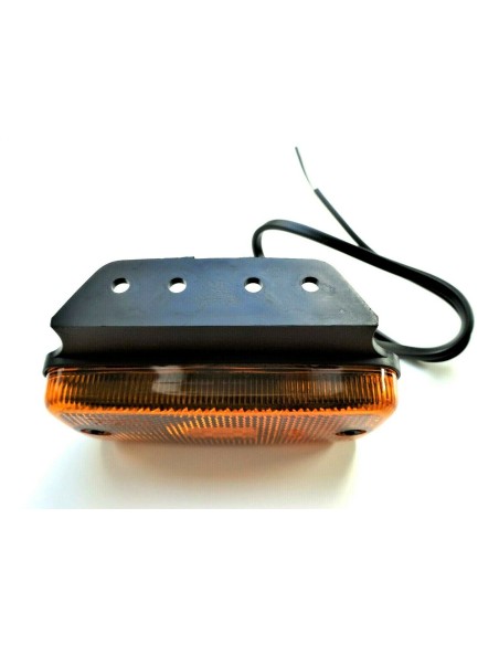LED Umrissleuchte Begrenzungsleuchte Gelb 12/24V 110x75x29 m.Kabel Reflektor LKW