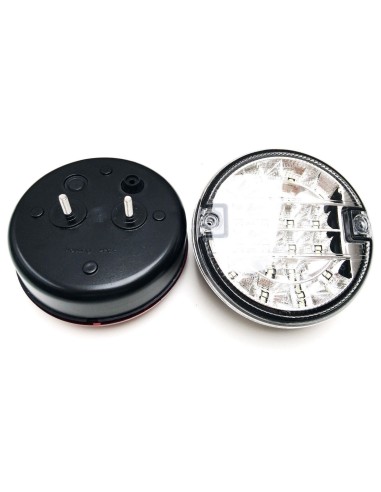 LED Nebelschlußleuchte mit LED Rückfahrleuchte Rund ø140 E4 Anhänger LKW PKW SET