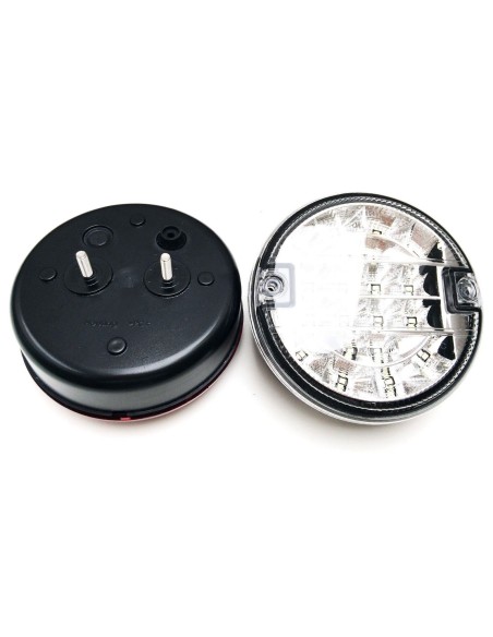 LED Nebelschlußleuchte mit LED Rückfahrleuchte Rund ø140 E4 Anhänger LKW PKW SET