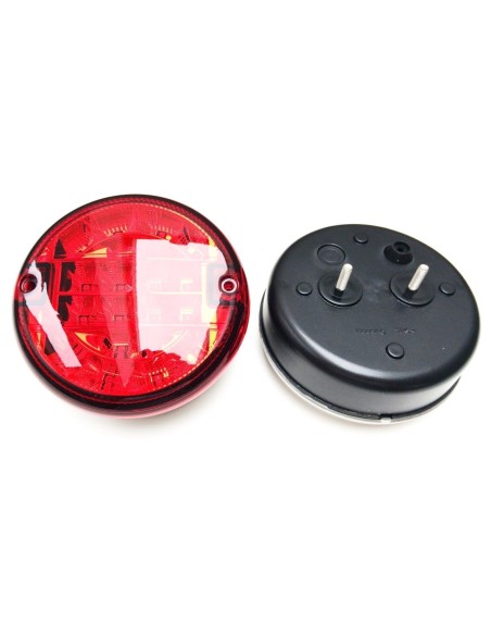 LED Nebelschlußleuchte mit LED Rückfahrleuchte Rund ø140 E4 Anhänger LKW PKW SET