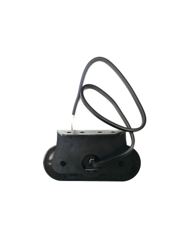 LED Begrenzungsleuchte 12V 24V Umrissleuchte Weiß Anhänger LKW 120x67x18 Halter
