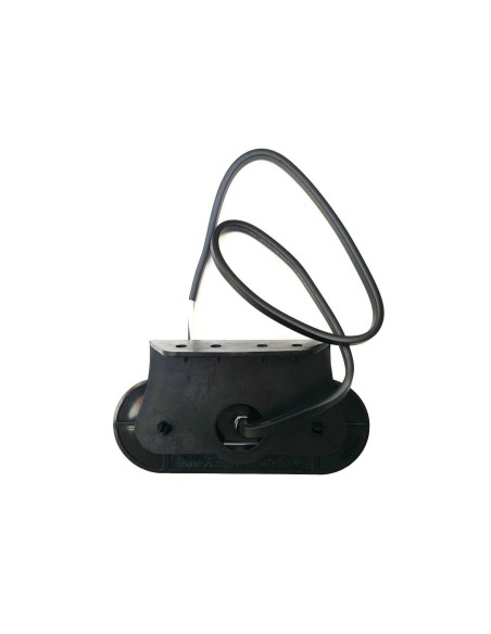 LED Begrenzungsleuchte 12V 24V Umrissleuchte Weiß Anhänger LKW 120x67x18 Halter