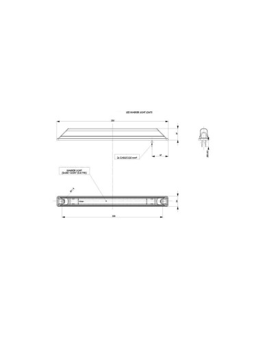 Rot LED Positionsleuchte Umrissleuchte für LKW PKW Anhänger Trailer Wohnwagen E9