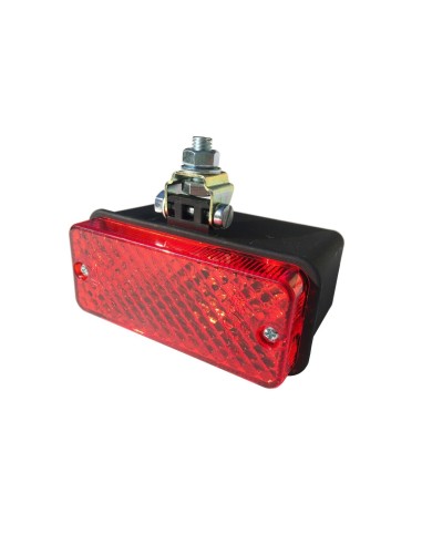 2x Nebelschlußleuchte 12V 24V Nebelleuchte 110x48x70 Gelenkhalter mit Glühbirnen