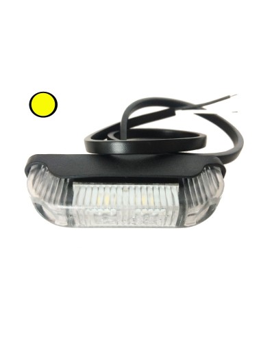 2x Gelb LED Umrissleuchte 80x18x23 Begrenzungsleuchte 12V 24V LKW Anhänger SET