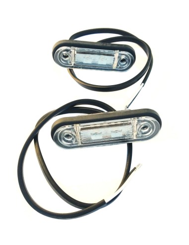 2x LED  Umrissleuchte  Rot  78x18x22 Begrenzungsleuchte 12V 24V LKW Anhänger SET
