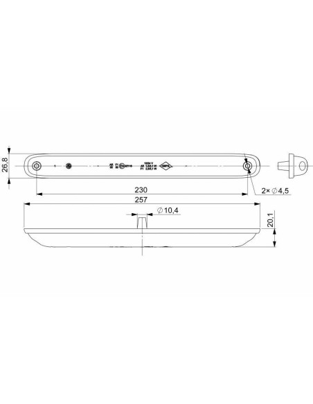 2x LED Rückfahrleuchte Nebelschlußleuchte Anhänger PKW LKW Kombileuchte 12V 24V