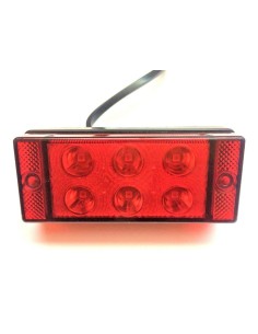 LED Nebelschlußleuchte Nebellicht Nebelleuchte 108x46x24 12V 24V f. LKW Anhänger 2