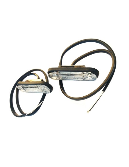 2x LED  Umrissleuchte  Rot  78x18x22 Begrenzungsleuchte 12V 24V LKW Anhänger SET