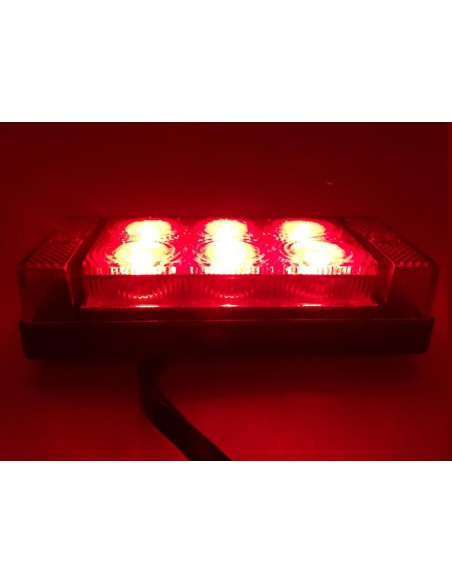 LED Nebelschlußleuchte Nebellicht Nebelleuchte 108x46x24 12V 24V f. LKW Anhänger