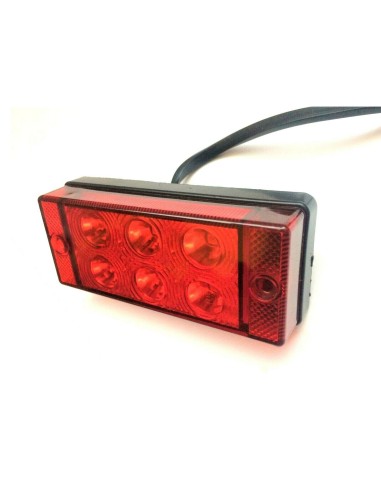 LED Nebelschlußleuchte Nebellicht Nebelleuchte 108x46x24 12V 24V f. LKW Anhänger