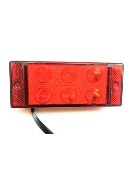 LED Nebelschlußleuchte Nebellicht Nebelleuchte 108x46x24 12V 24V f. LKW Anhänger