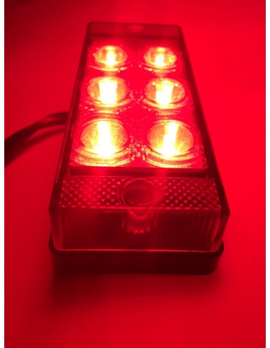 2x LED Nebelschlußleuchte Nebellicht Nebelleuchte 108x46x24 12V 24V LKW Anhänger