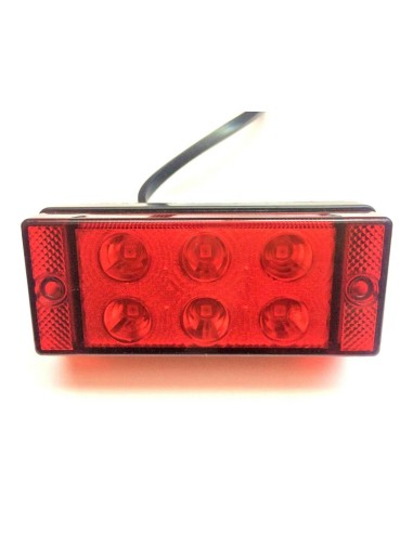 2x LED Nebelschlußleuchte Nebellicht Nebelleuchte 108x46x24 12V 24V LKW Anhänger