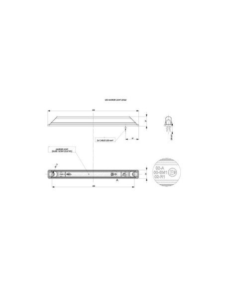 LED Umrissleuchte Begrenzungsleuchte Seitenleuchte orange LKW PKW Anhänger E9
