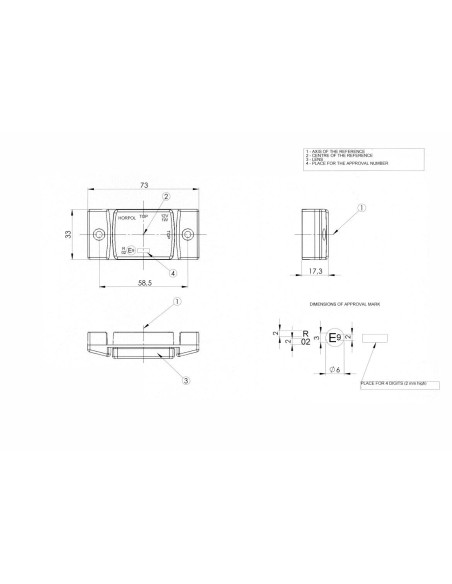 Rot LED Umrissleuchte Begrenzungsleuchte Positionsleuchte LKW PKW Anhänger E9