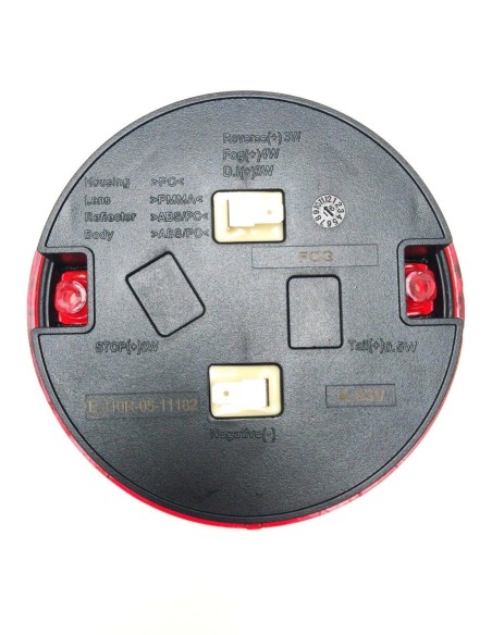 LED Nebelschlußleuchte Nebellicht Nebelleuchte Rund ø140 mm für Anhänger LKW PKW