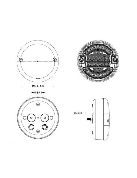 NebelBlinkleuchte LED